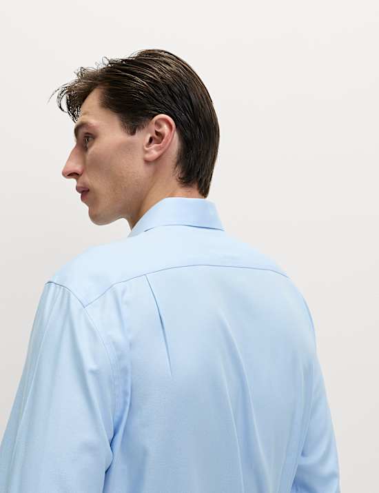 Chemise Ultimate en sergé coupe standard sans repassage