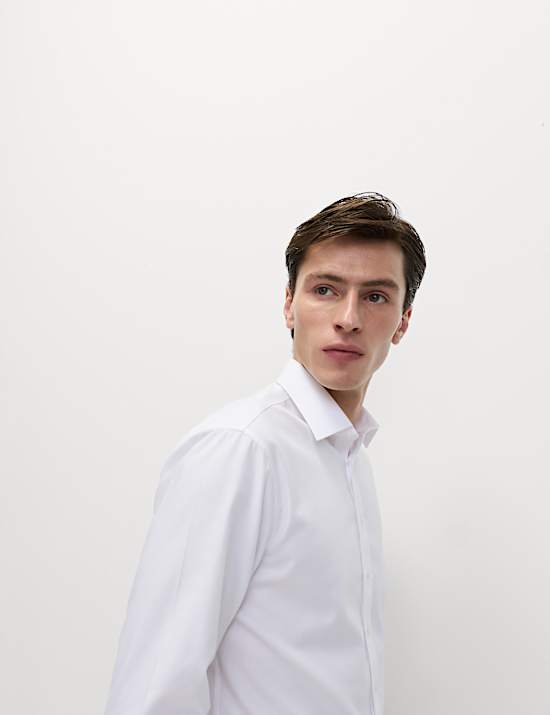 Regular Fit 2 Inch Shorter Ultimate Non Iron Twill Shirt