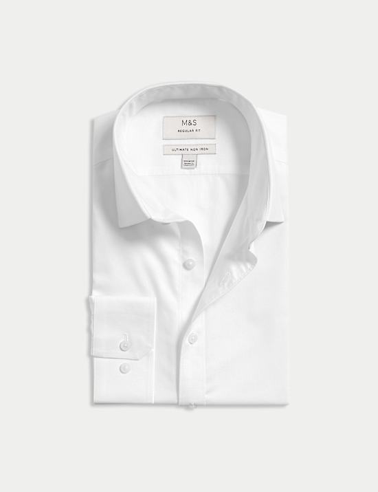 Regular Fit 2 Inch Shorter Ultimate Non Iron Twill Shirt