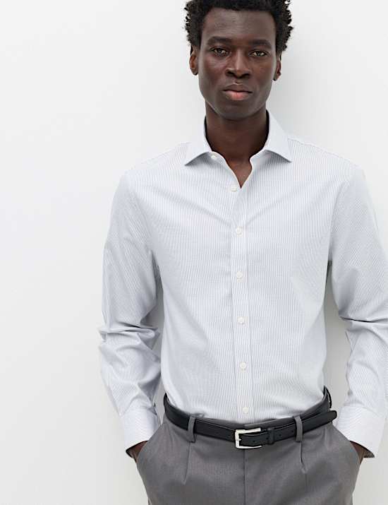 Regular Fit Ultimate Non Iron Striped Shirt