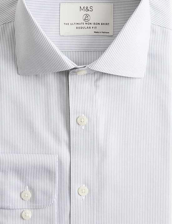 Regular Fit Ultimate Non Iron Striped Shirt