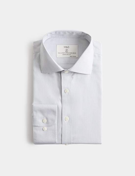 Regular Fit Ultimate Non Iron Striped Shirt