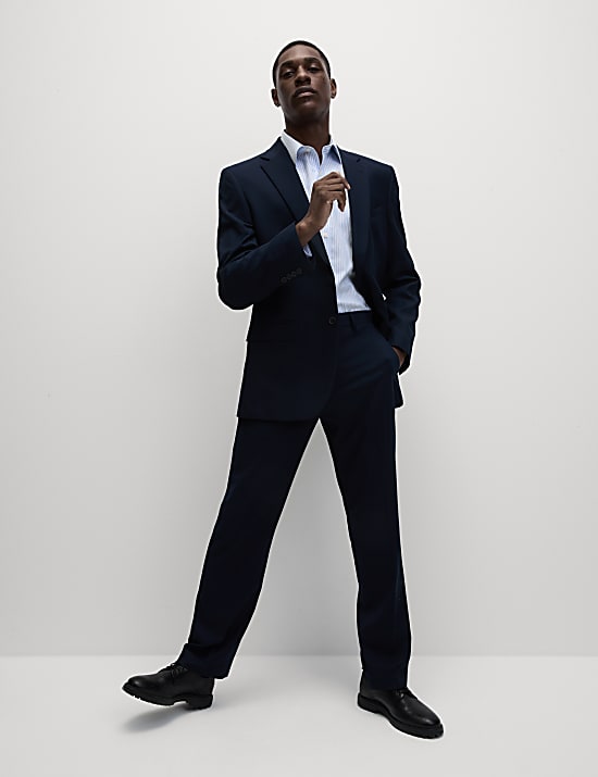 Ultimate Regular Fit bügelfreies Hemd aus Baumwolle mit Streifenmuster