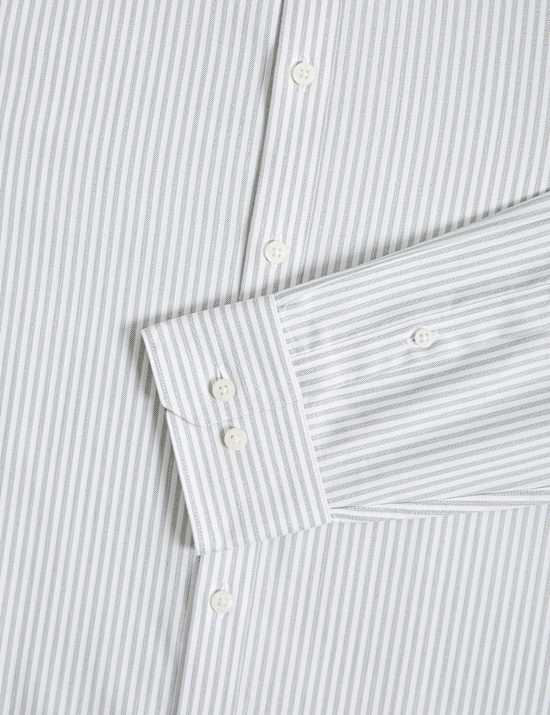 Regular Fit Ultimate Non Iron Cotton Striped Shirt