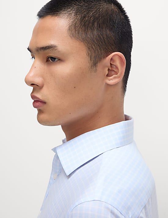 Slim Fit Ultimate Non Iron Cotton Check Shirt