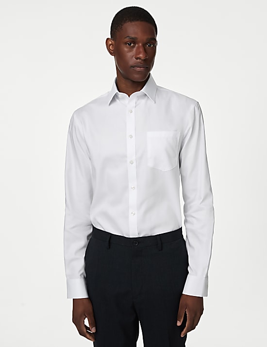 Slim Fit Non Iron Pure Cotton Shirt