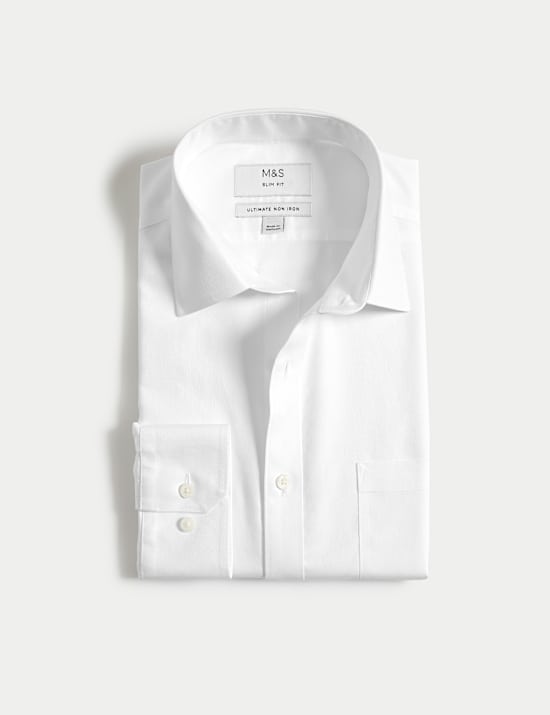 The Ultimate Slim Fit Non Iron Pure Cotton Shirt