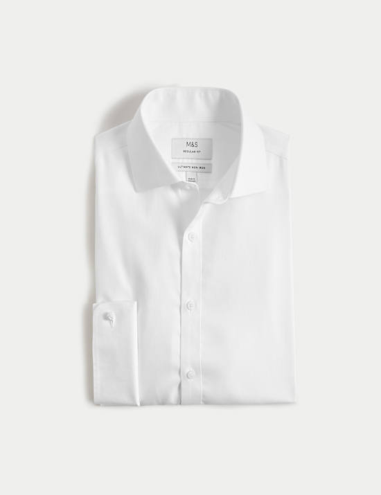 Chemise Ultimate coupe standard 100 % coton sans repassage