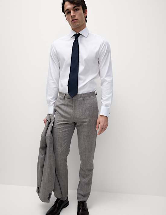 Chemise Ultimate coupe cintrée 100 % coton sans repassage