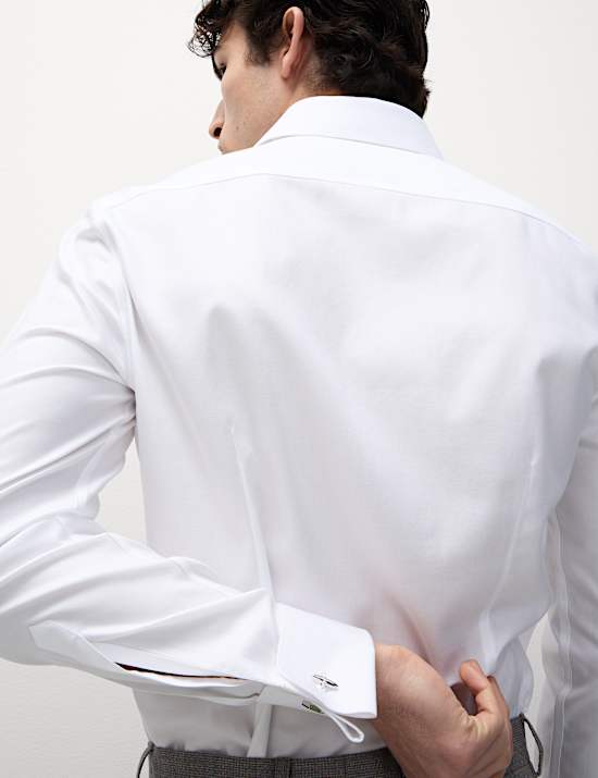 Chemise Ultimate coupe cintrée 100 % coton sans repassage