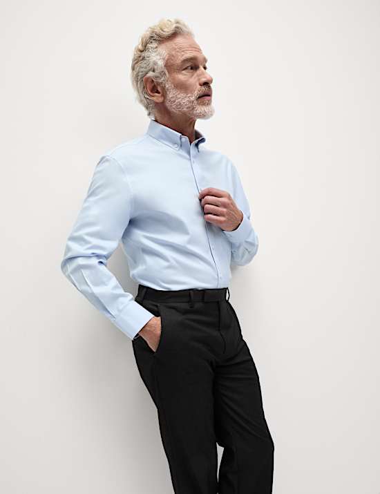 Chemise Ultimate coupe standard 100 % coton sans repassage