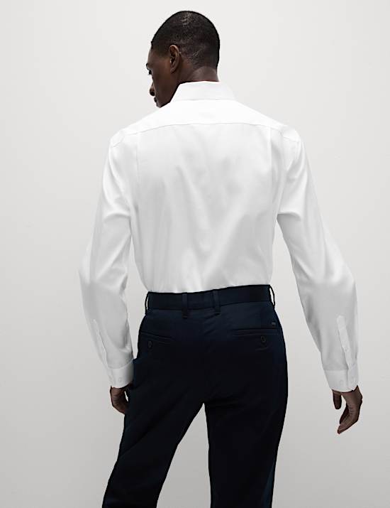 Chemise Ultimate coupe standard 100 % coton sans repassage