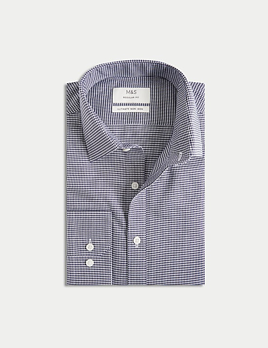 Regular Fit Ultimate Non Iron Textured Shirt