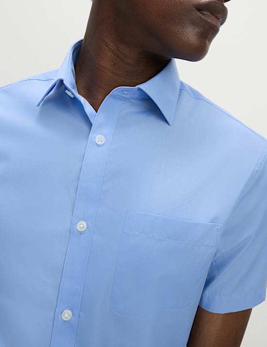 3pk Slim Fit Easy Iron Short Sleeve Shirts