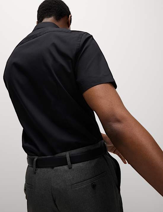 3pk Slim Fit Easy Iron Short Sleeve Shirts