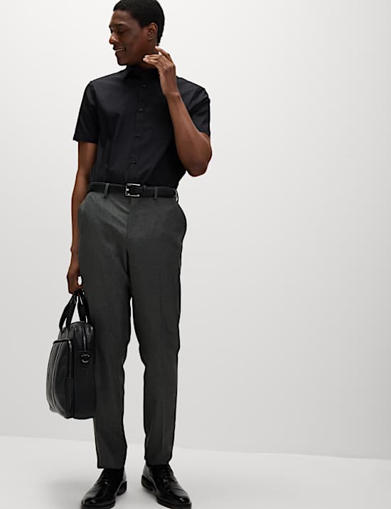 3pk Slim Fit Easy Iron Short Sleeve Shirts