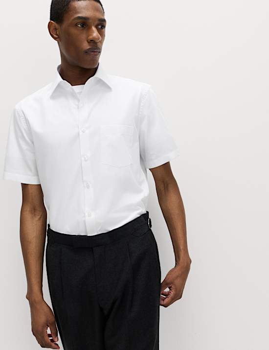 מארז 2 חולצות קלות לגיהוץ בגזרה צרה