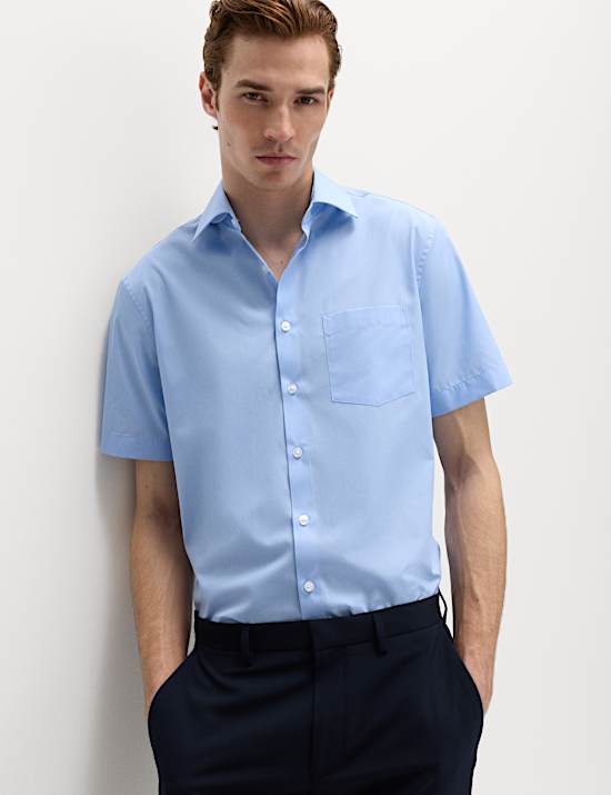 2 Pack Regular Fit Easy Iron Shirts