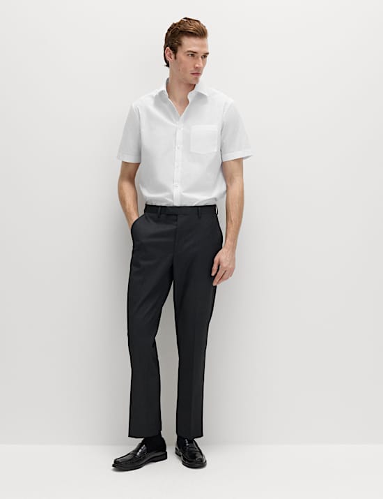 2er-Pack b&uuml;gelleichte Hemden mit normaler Passform