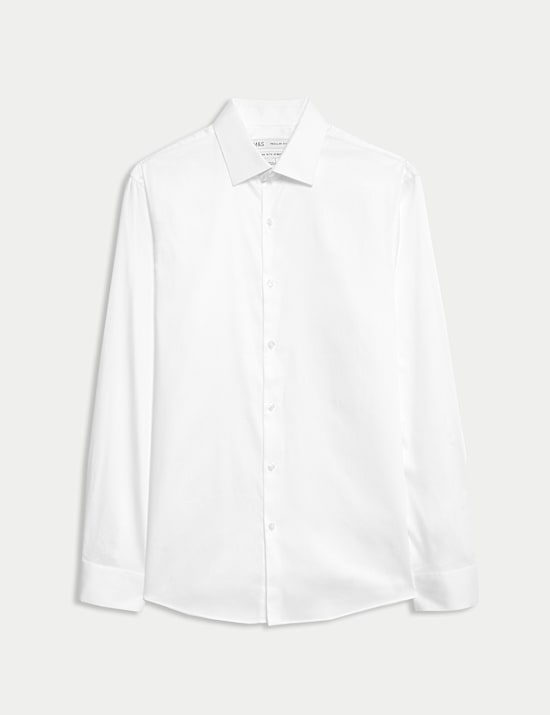 Regular Fit Pure Cotton Stretch Shirt