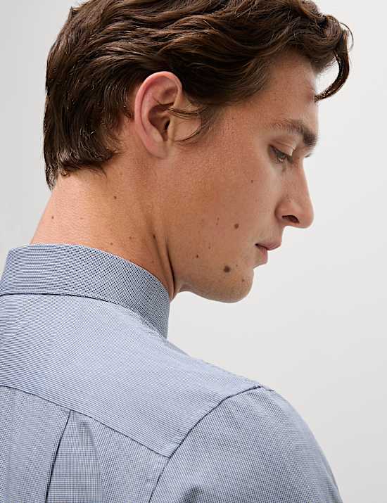 2 Pack Regular Fit Easy Iron Check Shirts