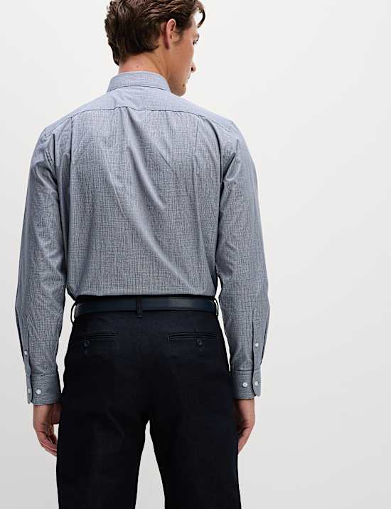 2 Pack Regular Fit Easy Iron Check Shirts