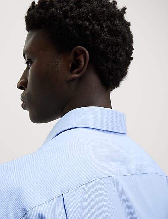 2pk Regular Fit Easy Iron Striped Shirts