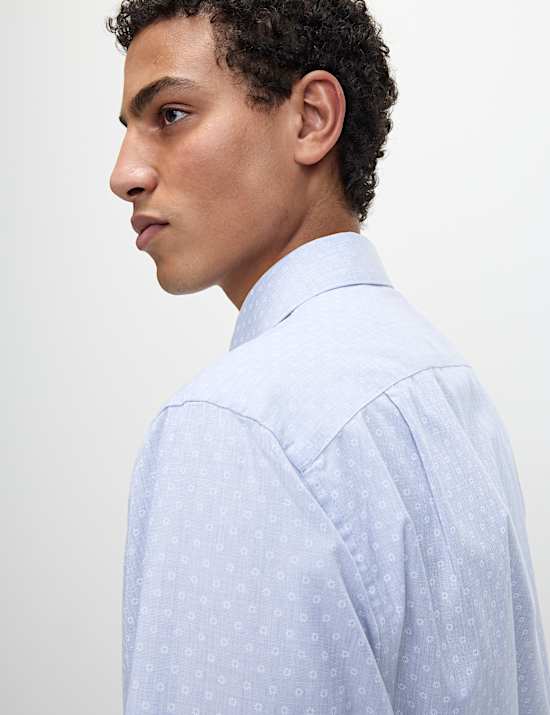 2pk Regular Fit Easy Iron Cotton Blend Shirts