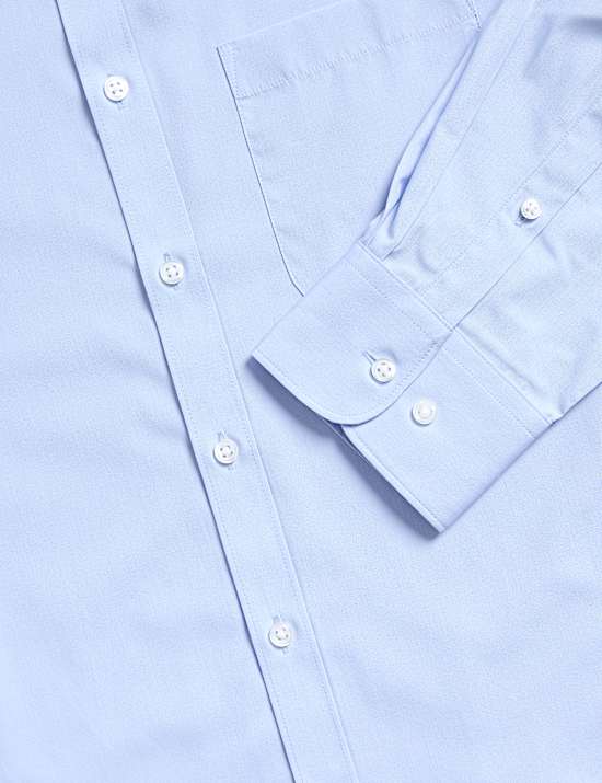 2pk Regular Fit Easy Iron Cotton Blend Shirts