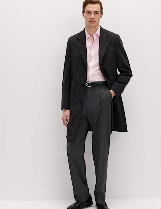 2 Pack Regular Fit Easy Iron Cotton Blend Shirts