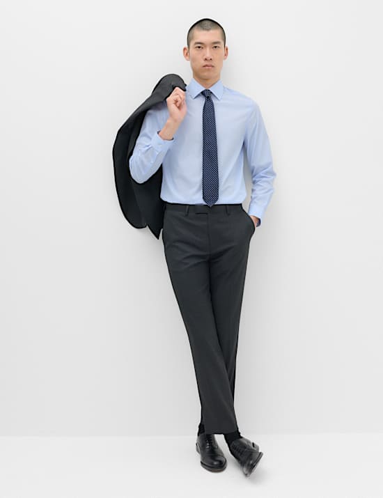 Extra Slim Fit Easy Iron Cotton Blend Shirt