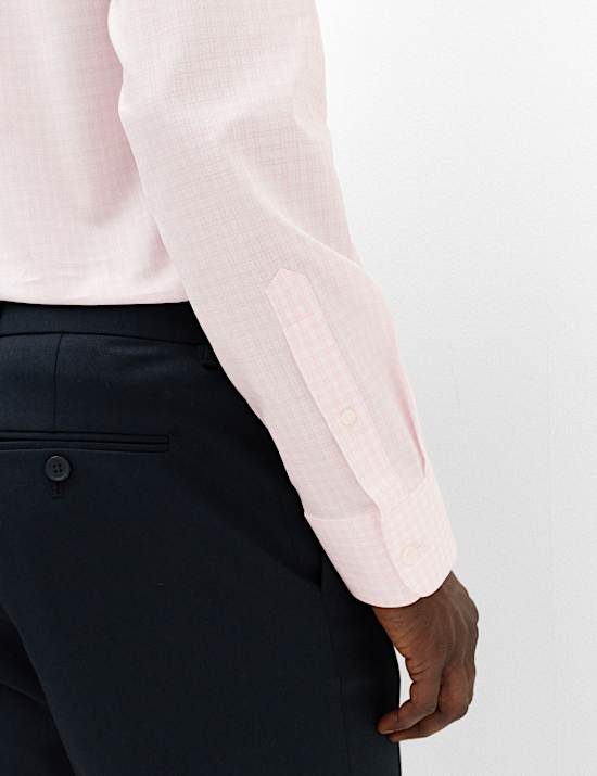 Regular Fit Pure Cotton Check Shirt