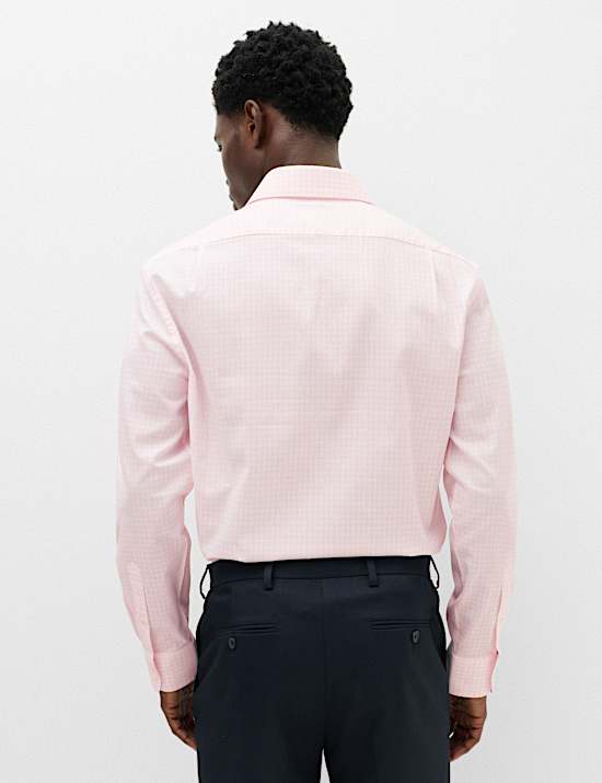 Regular Fit Pure Cotton Check Shirt