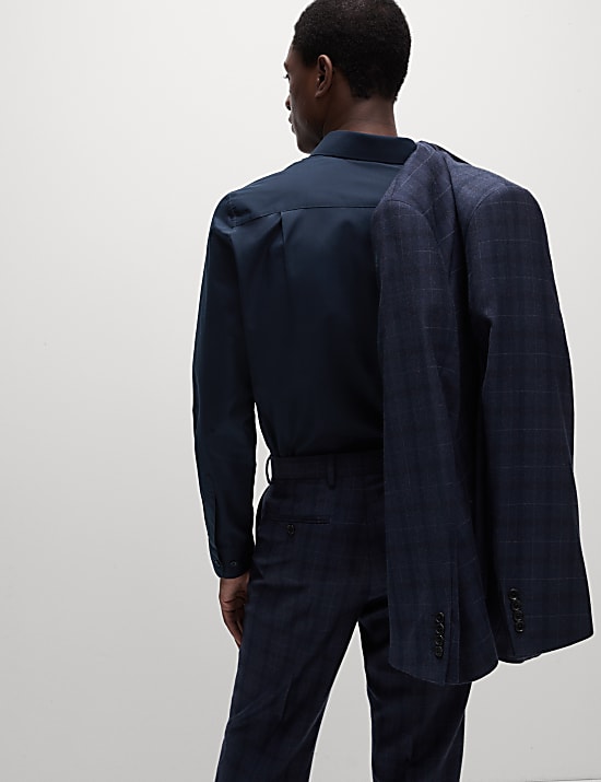 Regular Fit Easy Iron Cotton Blend Shirt