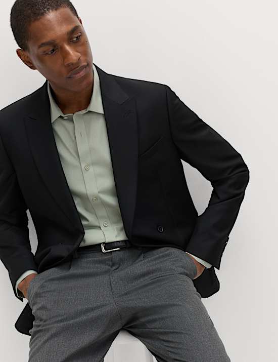 Regular Fit Easy Iron Cotton Blend Shirt