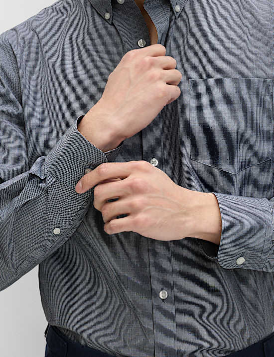 2 Pack Regular Fit Easy Iron Check Shirts