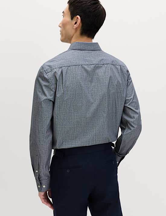 2 Pack Regular Fit Easy Iron Check Shirts