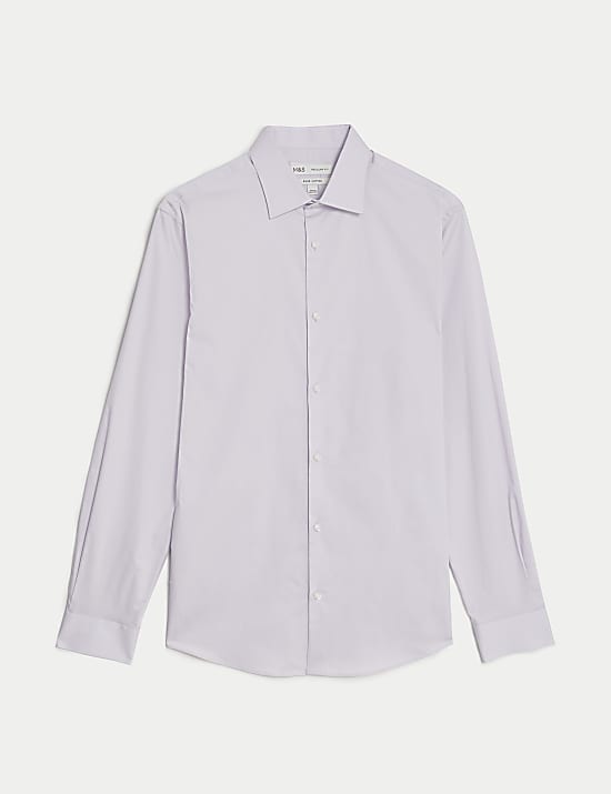 Regular Fit Easy Iron Pure Cotton Shirt