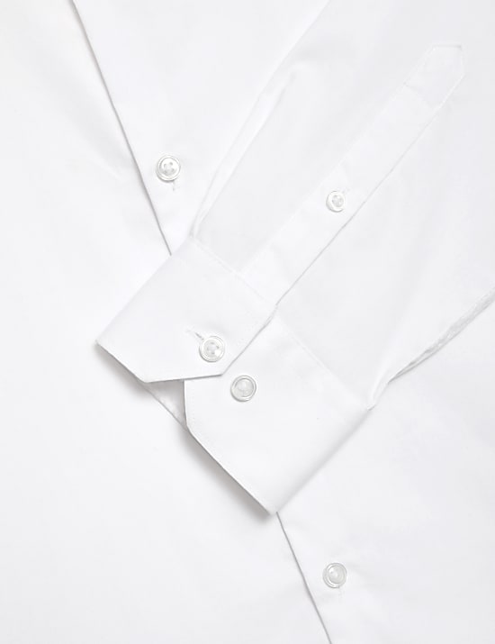 Gemakkelijk te strijken regular-fit overhemd van zuiver katoen