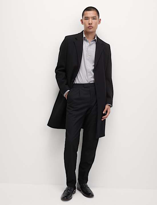 Chemise coupe standard 100 % coton dobby