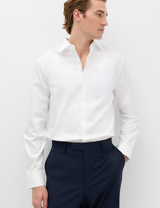 Slim Fit Pure Cotton Shirt