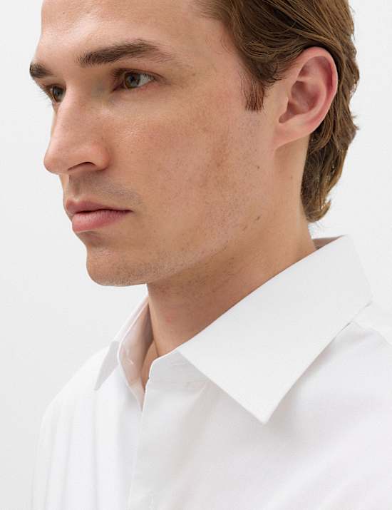 Slim Fit Pure Cotton Shirt