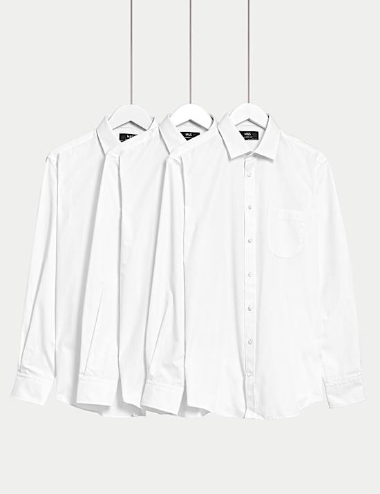 Overhemden met goede pasvorm Heren Marks and Spencer NL