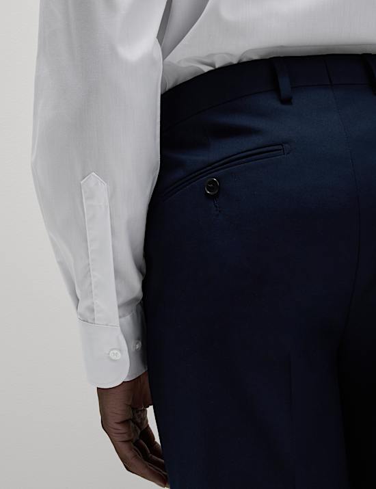 Lot de 3 chemises coupe ajustée à manches longues, repassage facile