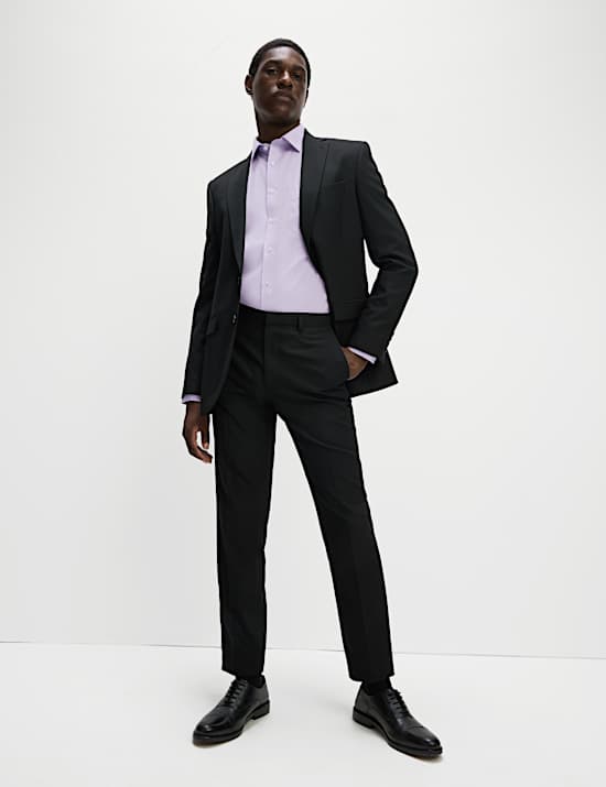 Pack de 3 camisas de manga larga de ajuste estándar de planchado fácil