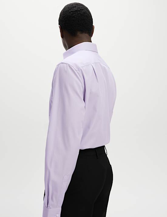 Pack de 3 camisas de manga larga de ajuste estándar de planchado fácil