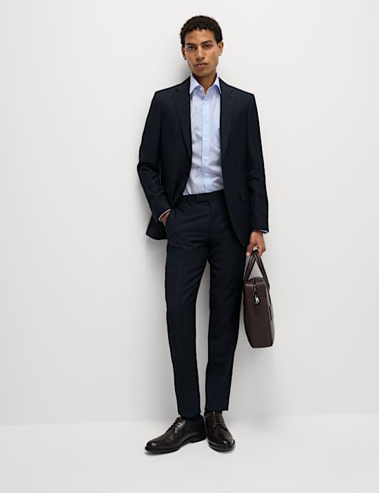 Lot de 3 chemises coupe standard à manches longues, repassage facile