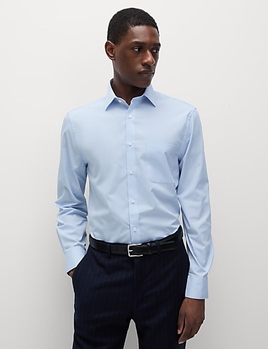 3pk Slim Fit Easy Iron Shirts