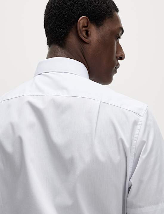 5pk Regular Fit Easy Iron Short Sleeve Shirts