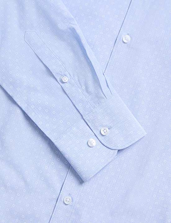 2pk Slim Fit Easy Iron Cotton Blend Shirts